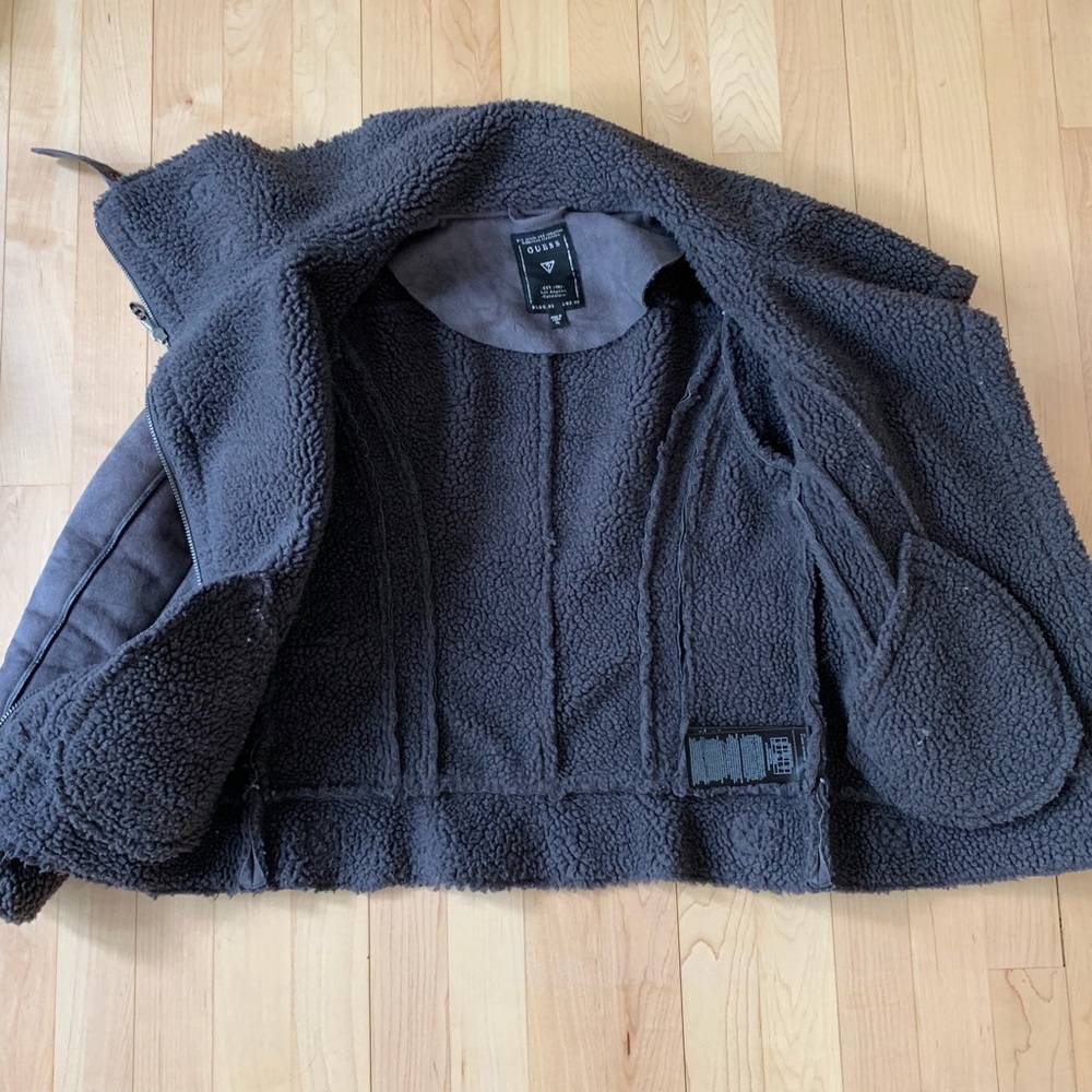 Guess split leather jacket - Picture 3 of 3